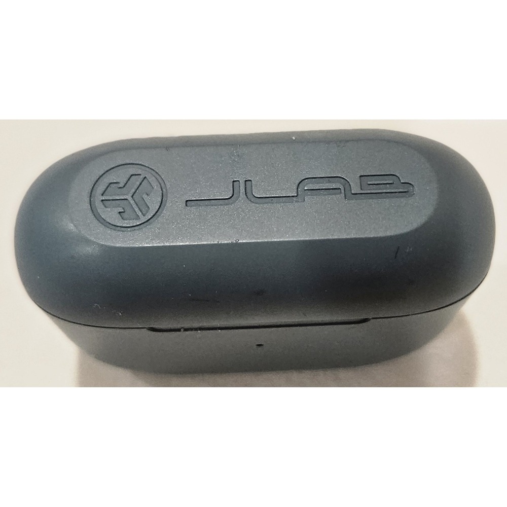 JLab True Wireless Bluetooth Earbuds w/ Charging Case Gray Tested‎ Working